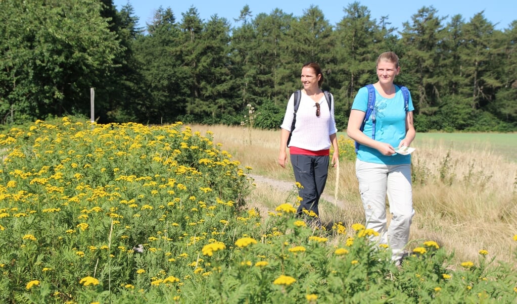 ,,Buitenshuis en al wandelend heb je andere gesprekken dan zittend in de tuin.''