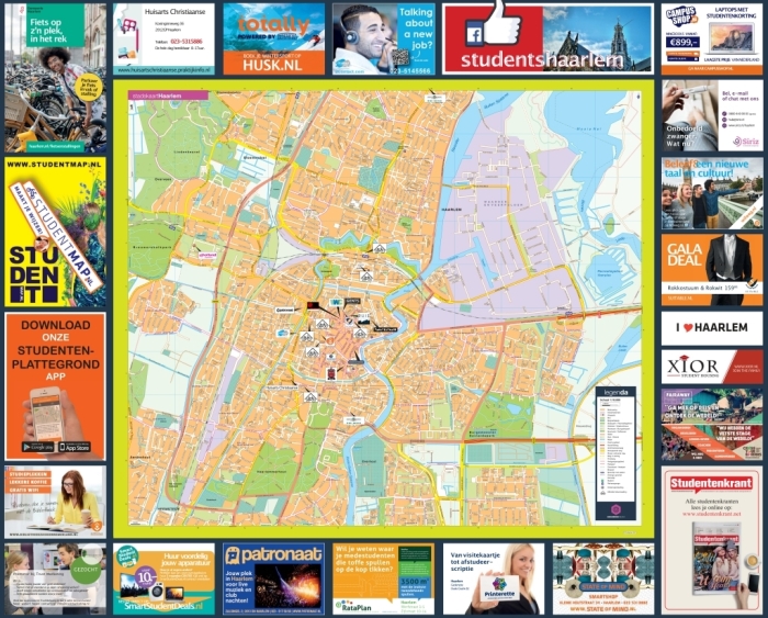 Studentenplattegrond Haarlem