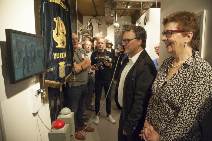 - Bertie Lemstra en Marcel Wagenveld openden zaterdag 17 augustus 2019 de expositie ‘Muziek uit Nijkerk’ in Museum Nijkerk.