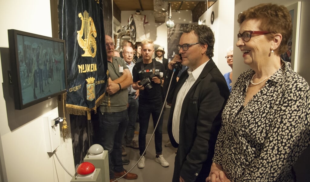 -	Bertie Lemstra en Marcel Wagenveld openden zaterdag 17 augustus 2019 de expositie ‘Muziek uit Nijkerk’ in Museum Nijkerk.