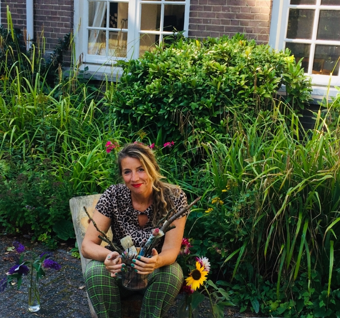 Mariska Hilhorst voor Het VlinderHuys