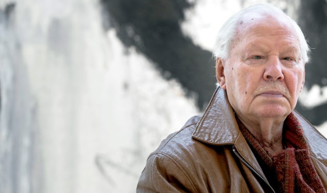 Armando (1929-2018) tijdens zijn bezoek aan Amstelveen in maart 2015.