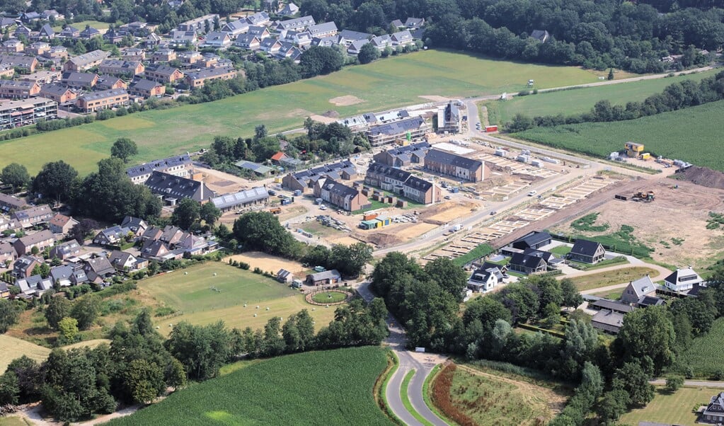 De nieuwe Voorthuizense wijk Wikselaarse Eng in aanbouw.