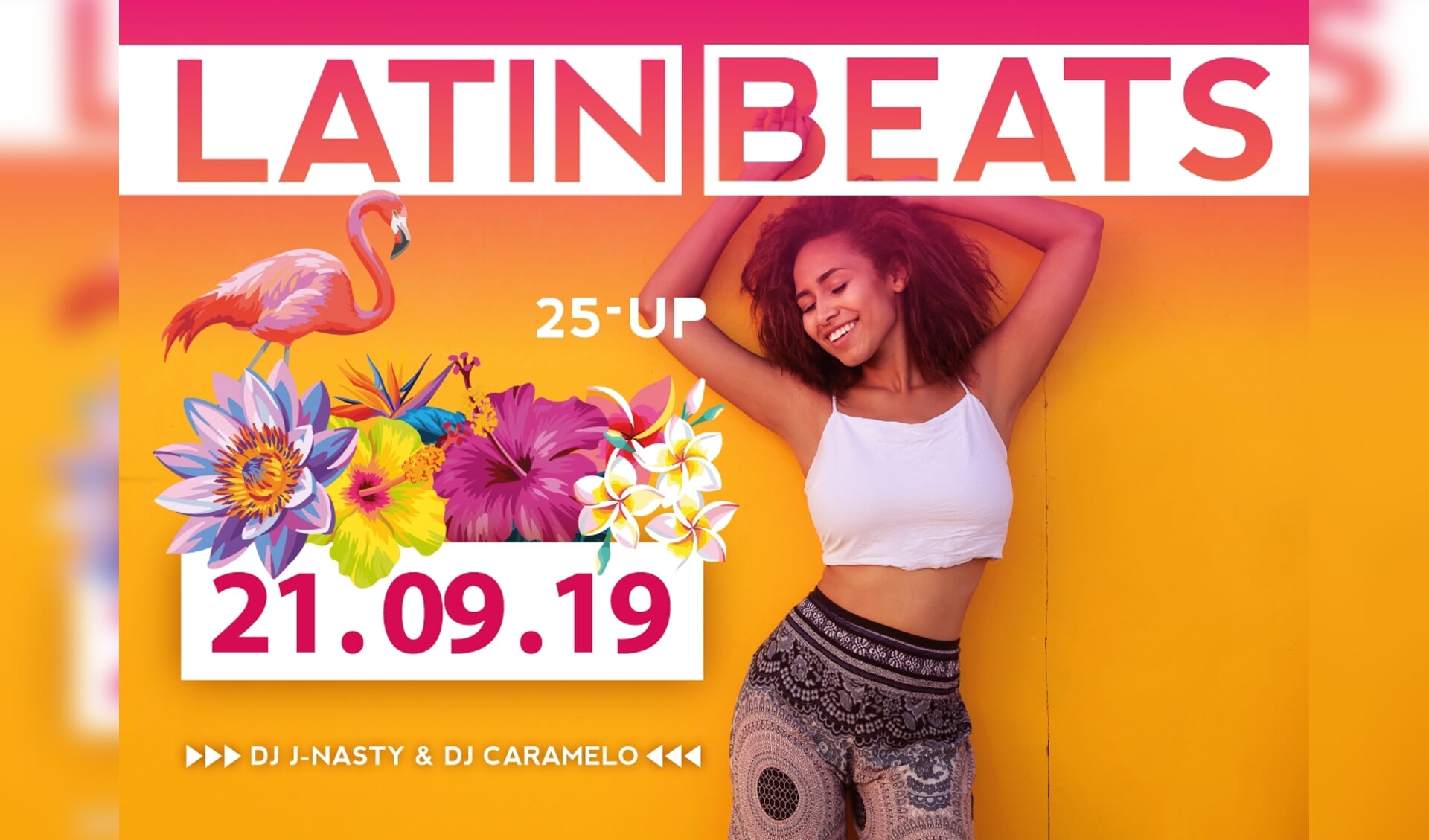 Latin Beats 25-up danceparty