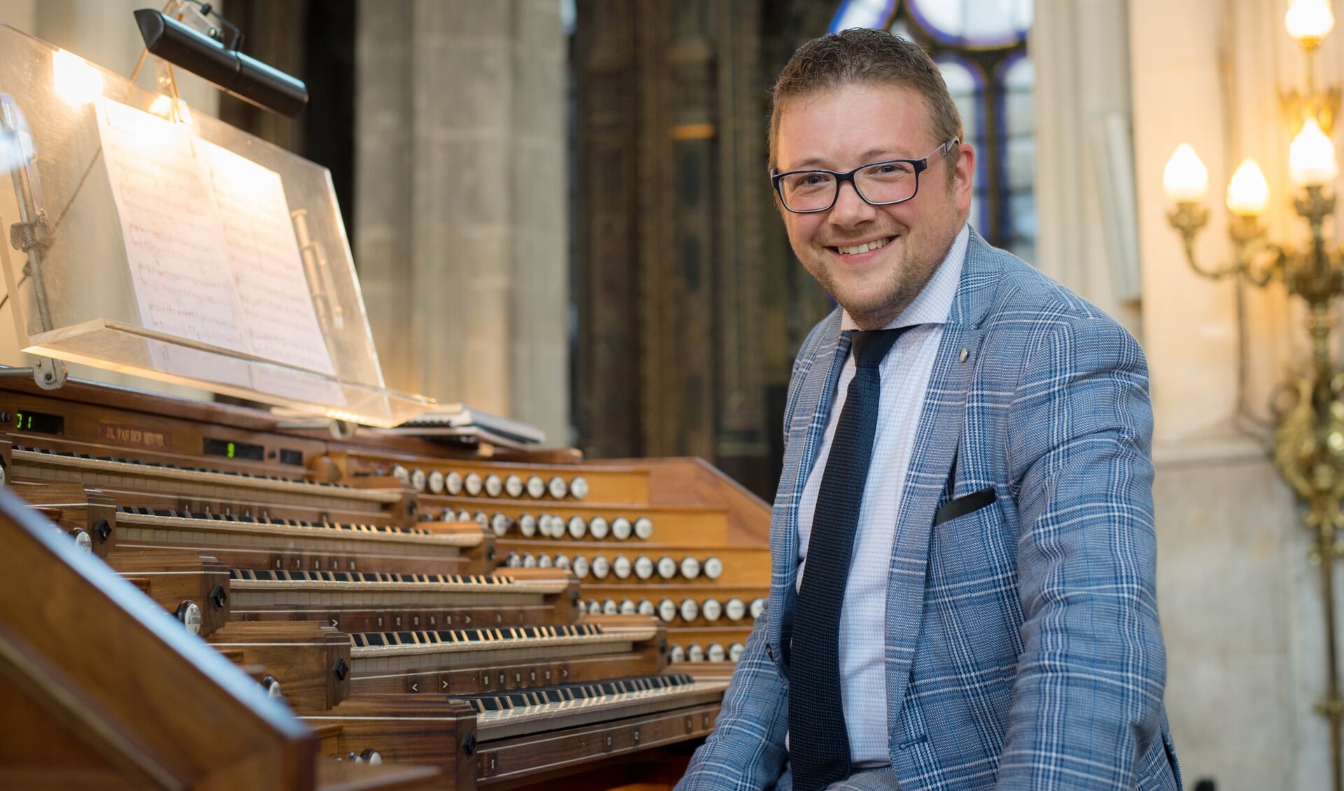 Organist Minne Veldman geeft 20 augustus een orgelconcert in de Grote Kerk.