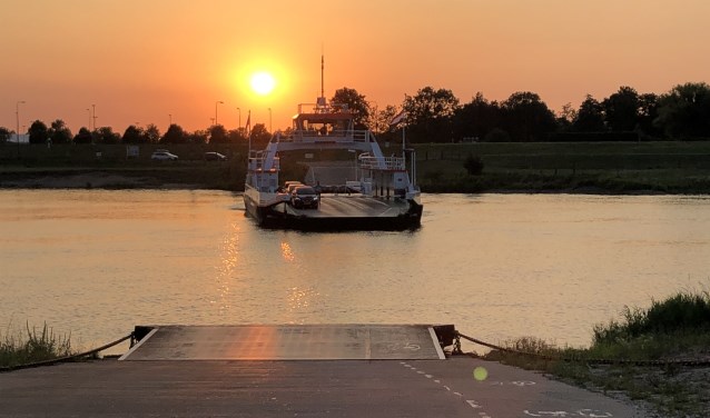 Het Wijkse veer, bij Wijk bij Duurstede