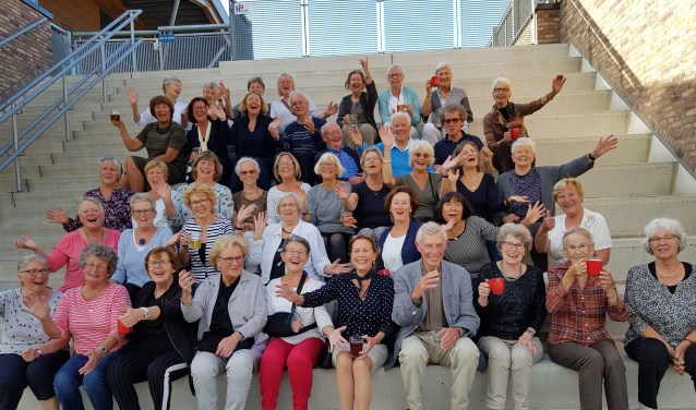 Het koor dat zal optreden tijdens deze activiteit