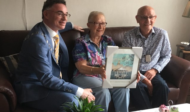 burgemeester bij diamanten paar Nijholt Strubel