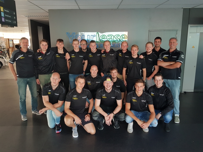 Teamfoto selectie