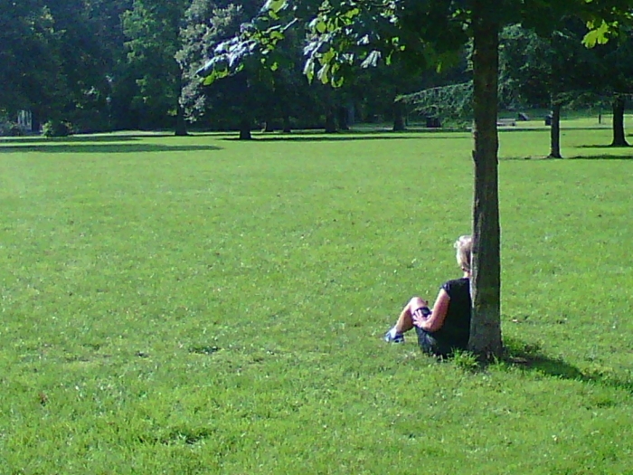 Heerlijk ontspannen en genieten van de zon.