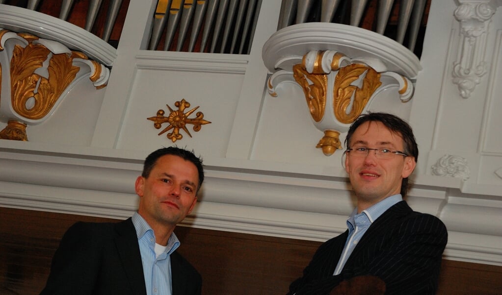 Organisten Andre van Vliet en Marco den Toom