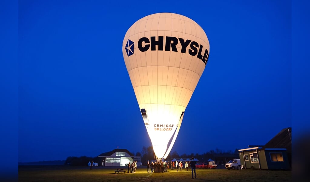 Heteluchtballon PH-VOY, een exacte replica van de ballon waarmee Gerhard Hoogeslag in 1992 de Atlantische Oceaan overstak.