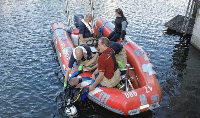 Oefening van de Reddinsgbrigade