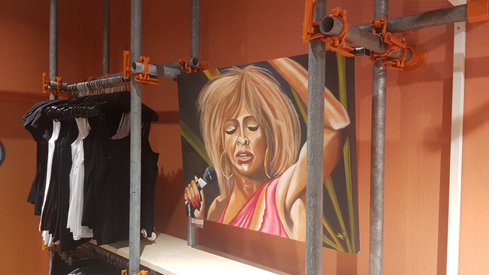 Schilderij Tina Turner bij G5