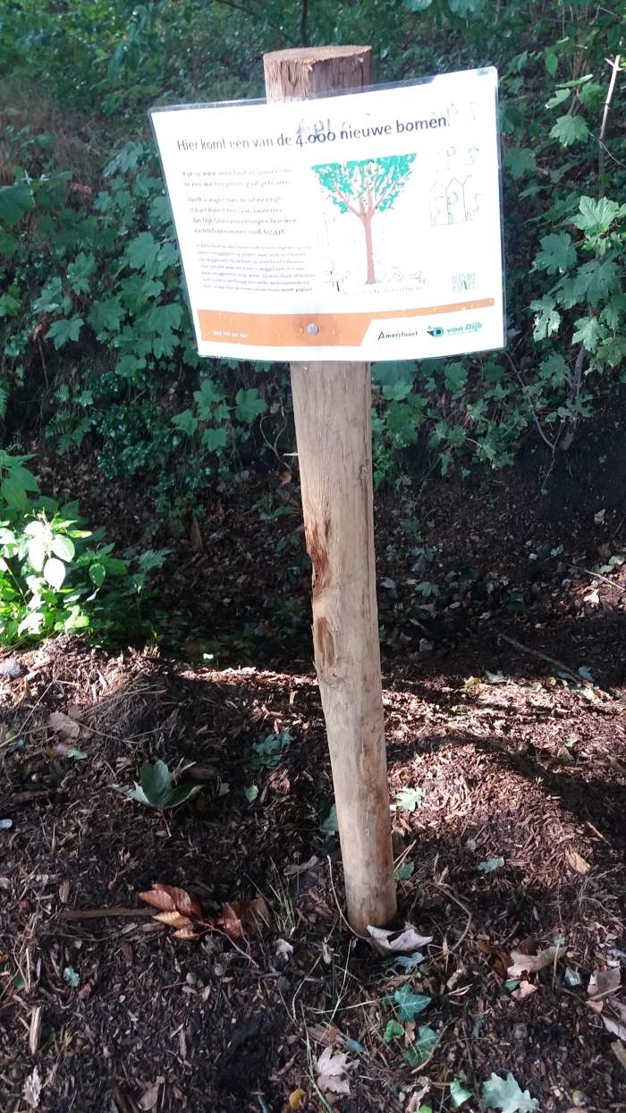 Aankondiging nieuwe boom