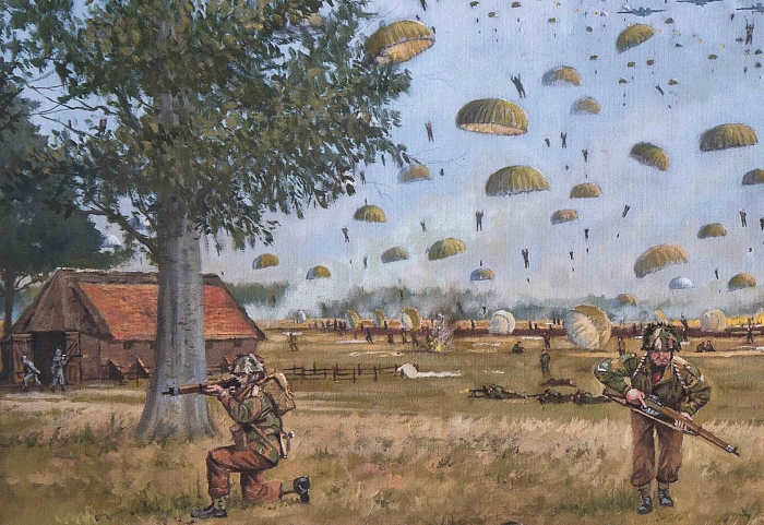 Schilderwerk Airborne Landing