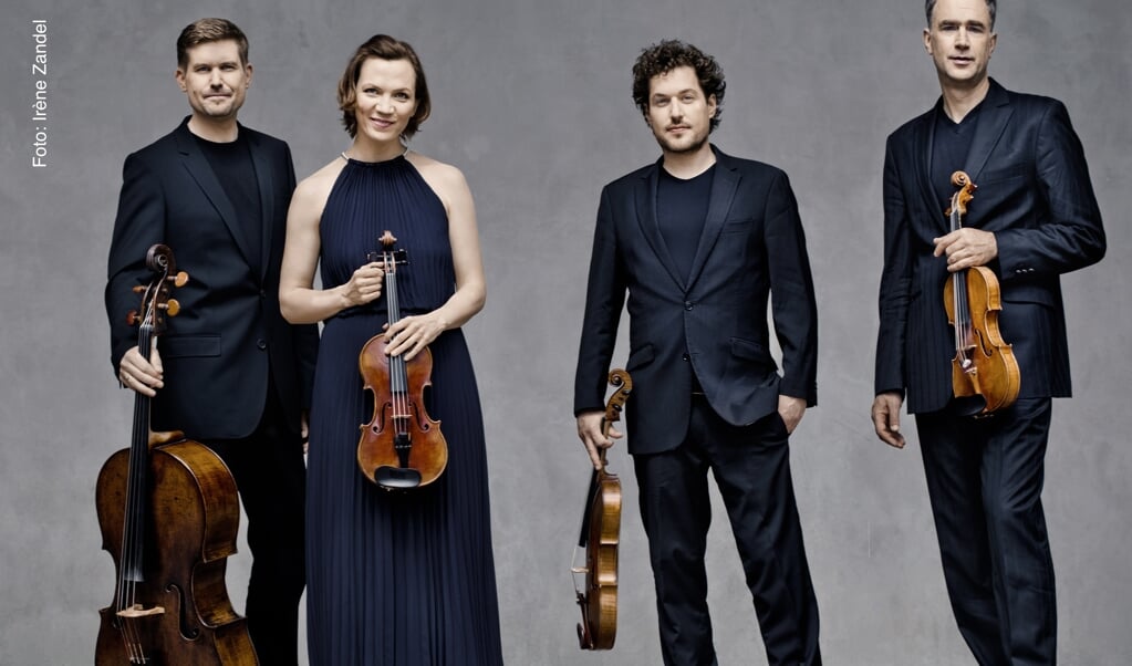 Het Signum Quartett speelt Schuberts strijkkwartet 'Der Tod und das Mädchen' komend seizoen in de Edesche Concertzaal.