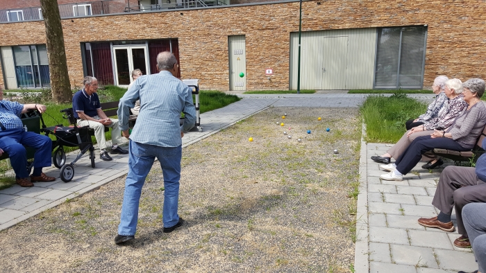 Bij mooi weer zijn er ook buiten activiteiten te doen.