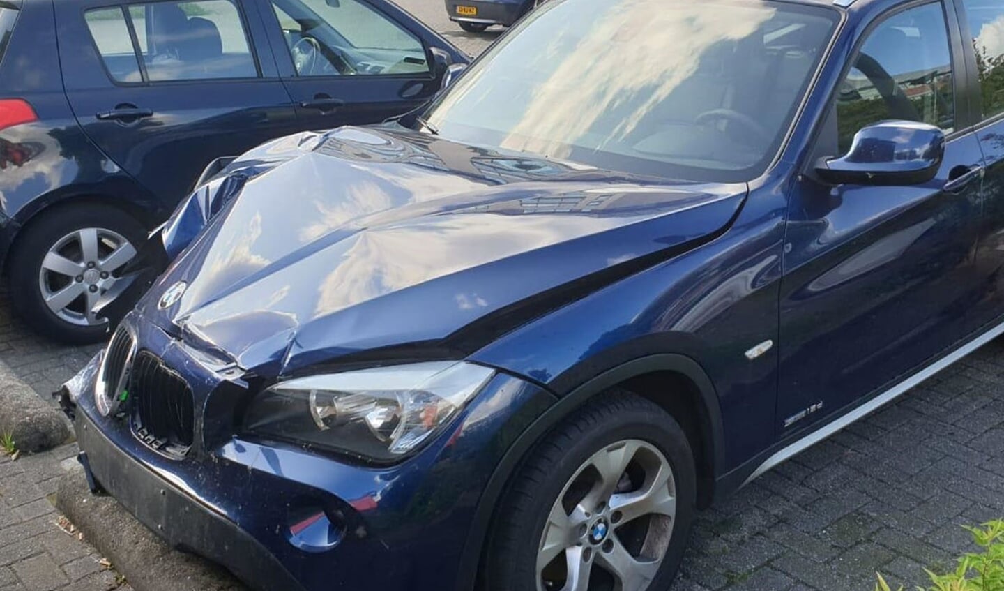 Een van de vele misstanden vorig jaar. Een klant vond zijn auto zwaar beschadigd terug.  
