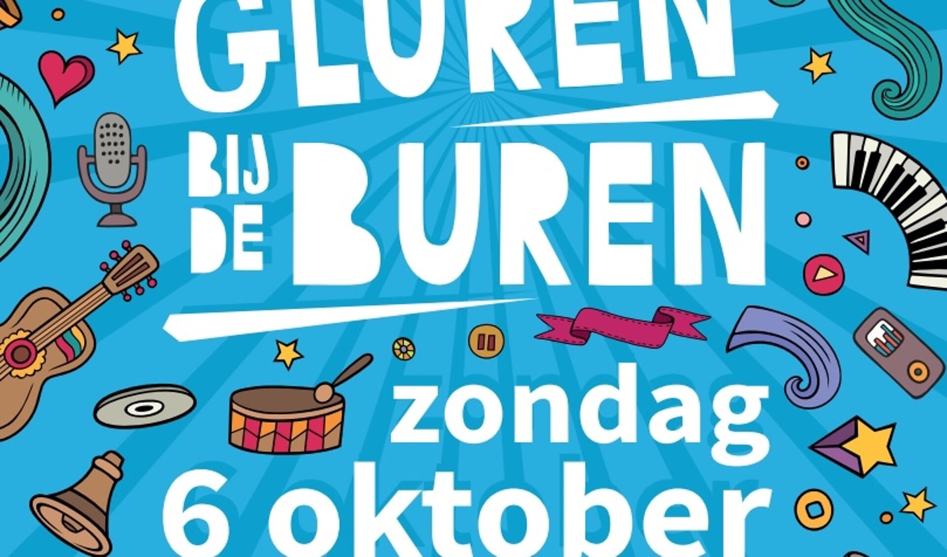 Op 6 oktober is er weer Gluren bij de Buren