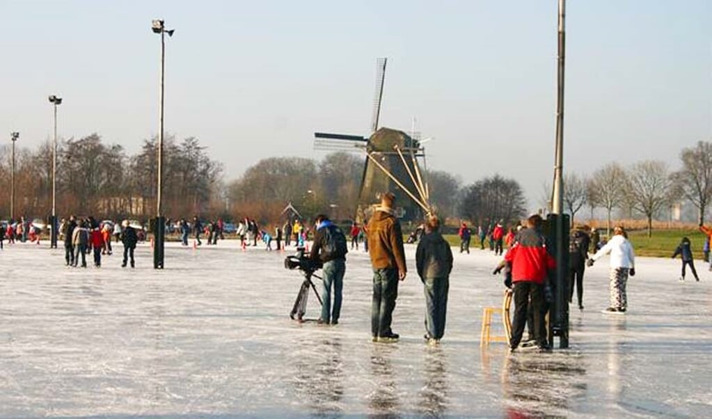 IJsbaan de Amstelbocht.