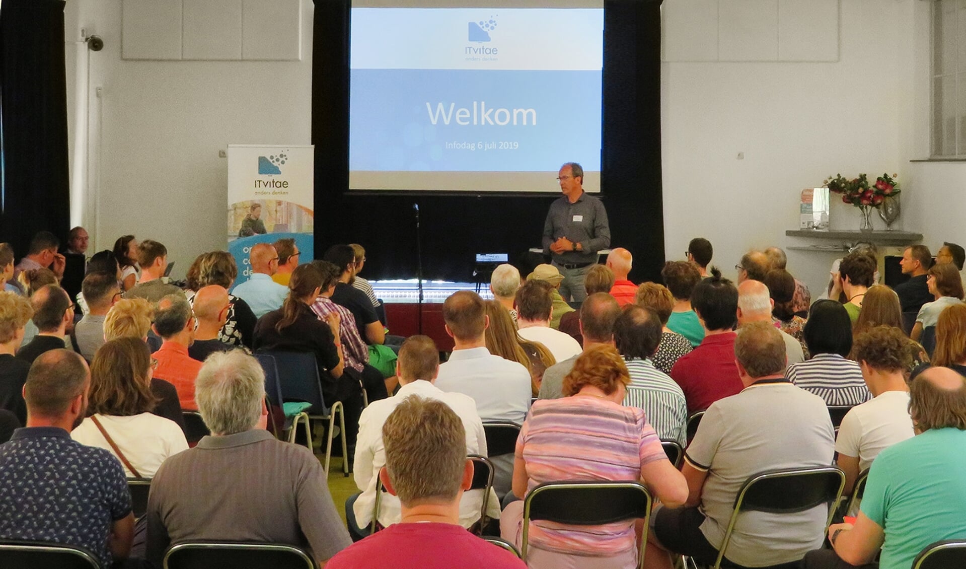 Infodag ICT-opleiding voor jongeren met autisme in het voormalige Eemklooster in Amersfoort