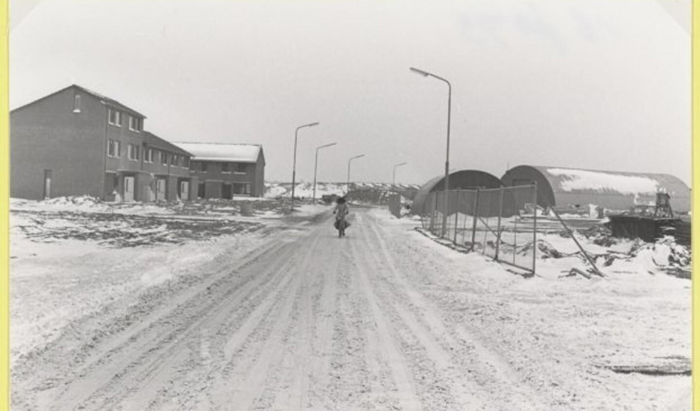1979: wijk Bornholm in aanbouw.