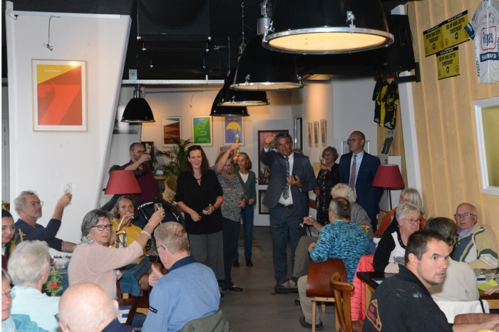 Aftrap Gouden Soeplepel 2020 met Burgemeester Naafs en Wethouder Boonzaaijer bij Heel Amerongen Soept