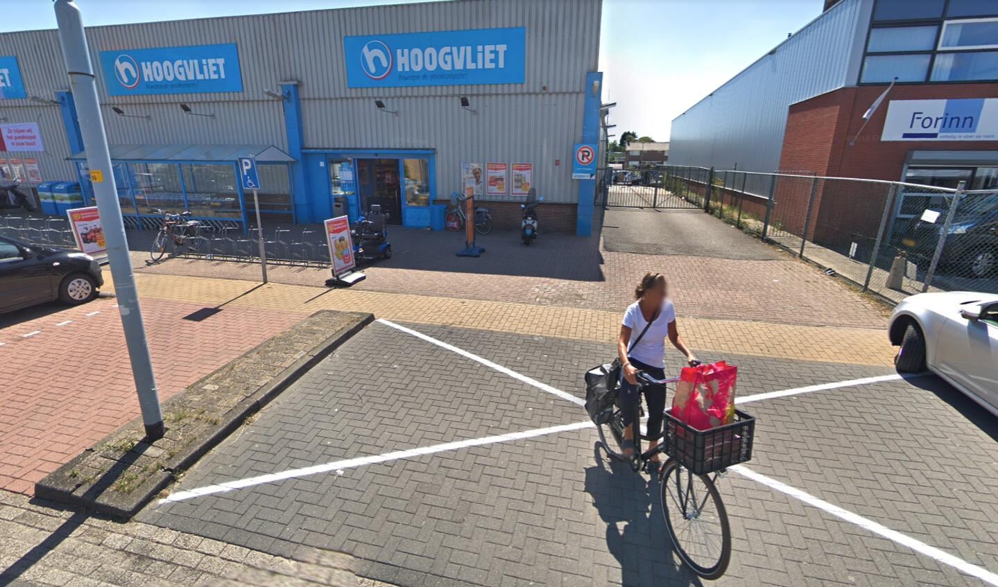 Net boodschappen gedaan in Hoogvliet aan de Graftermeerstraat.