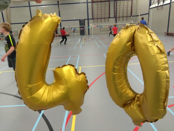 40 jaar badminton bij BVHouten