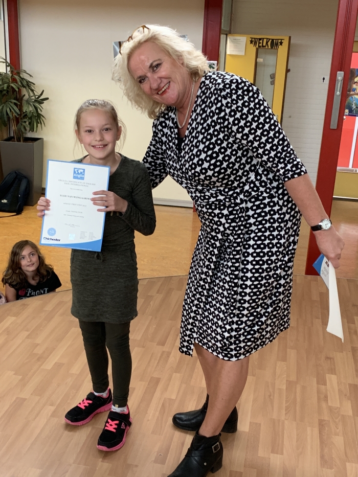 De wethouder met Elize