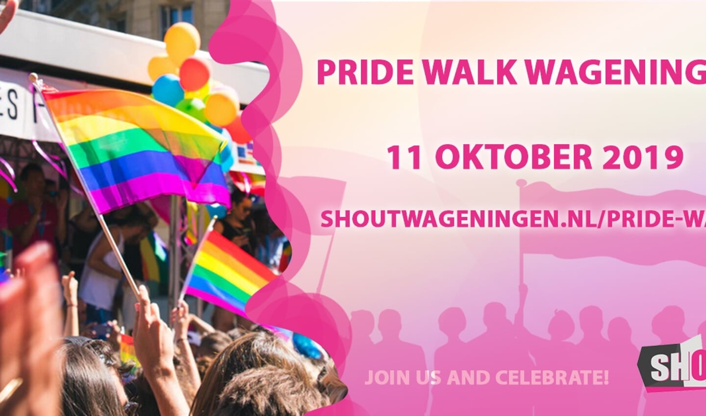 Aankondiging Pride Walk Wageningen