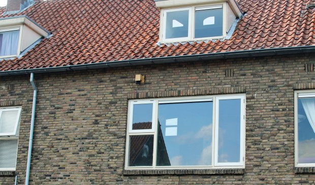 Eén van de leegstaande woningen in de Kuyperlaan.