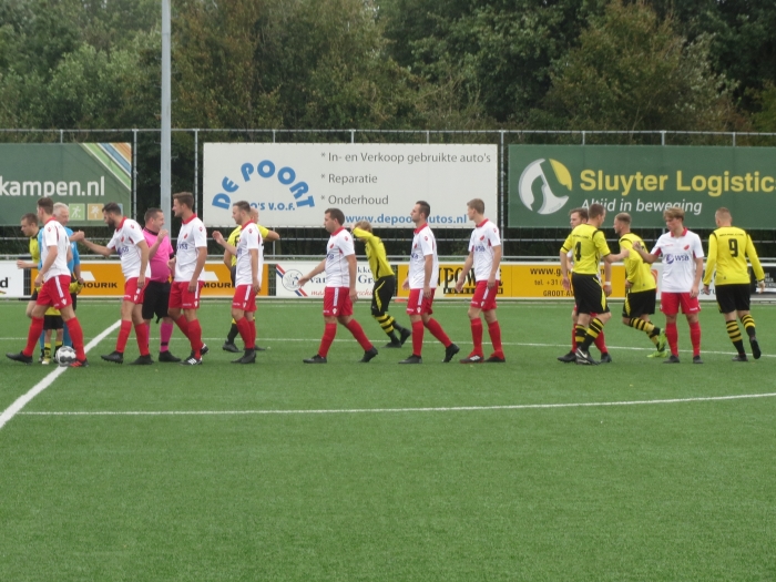 Teambegroeting voor Groot-Ammers tegen Hardinxveld