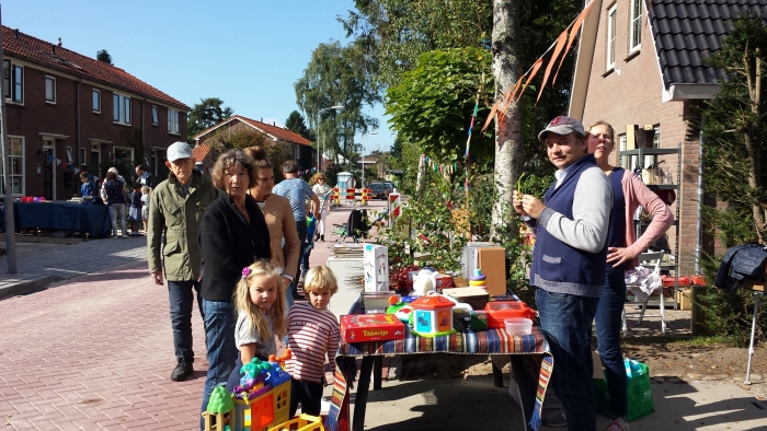 De bewoners van de Algemeer in Bennekom ruimen op 28 september hun zolder en garage op.
