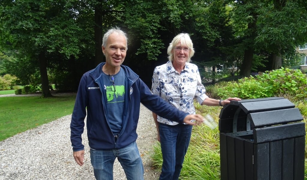Florian Koopmans en Marja van Eck zijn bewuste en actieve afvalrapers.