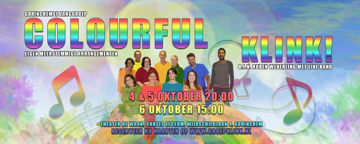 de zanggroep in verschillende kleuren