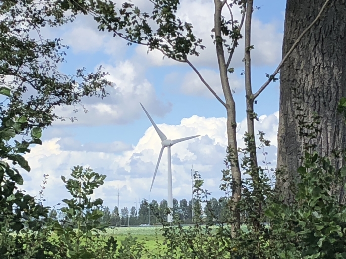 Polderlandschap in Weteringbrug
