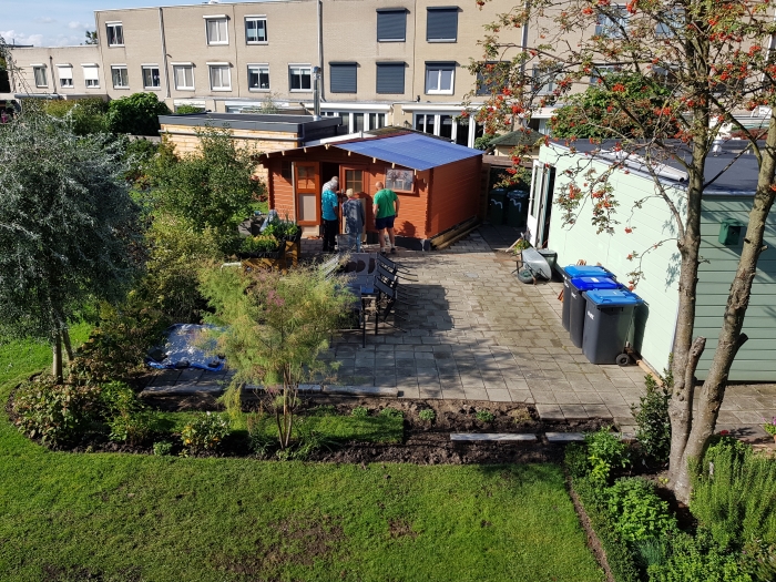 De schuur op de logischer plaats