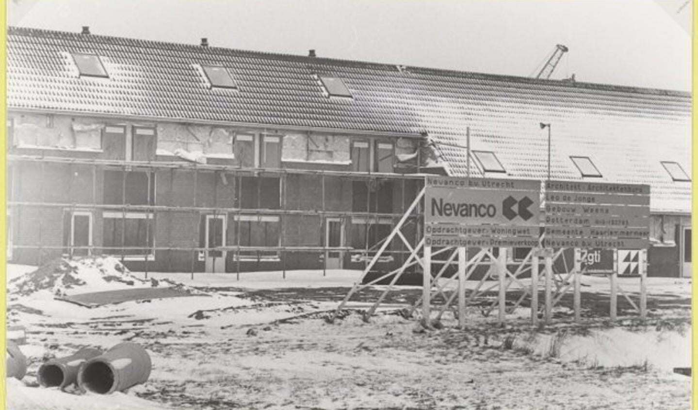 1977-1983: Nevanco had een grote rol in het bouwrijp maken en afwerken van gronden, in Bornholm 3A + 3B. 