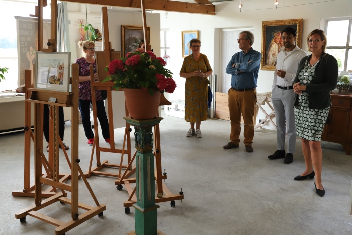 burgemeester Petra Doornenbal opent het kunstroute weekend