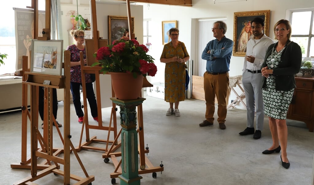 burgemeester Petra Doornenbal opent het kunstroute weekend