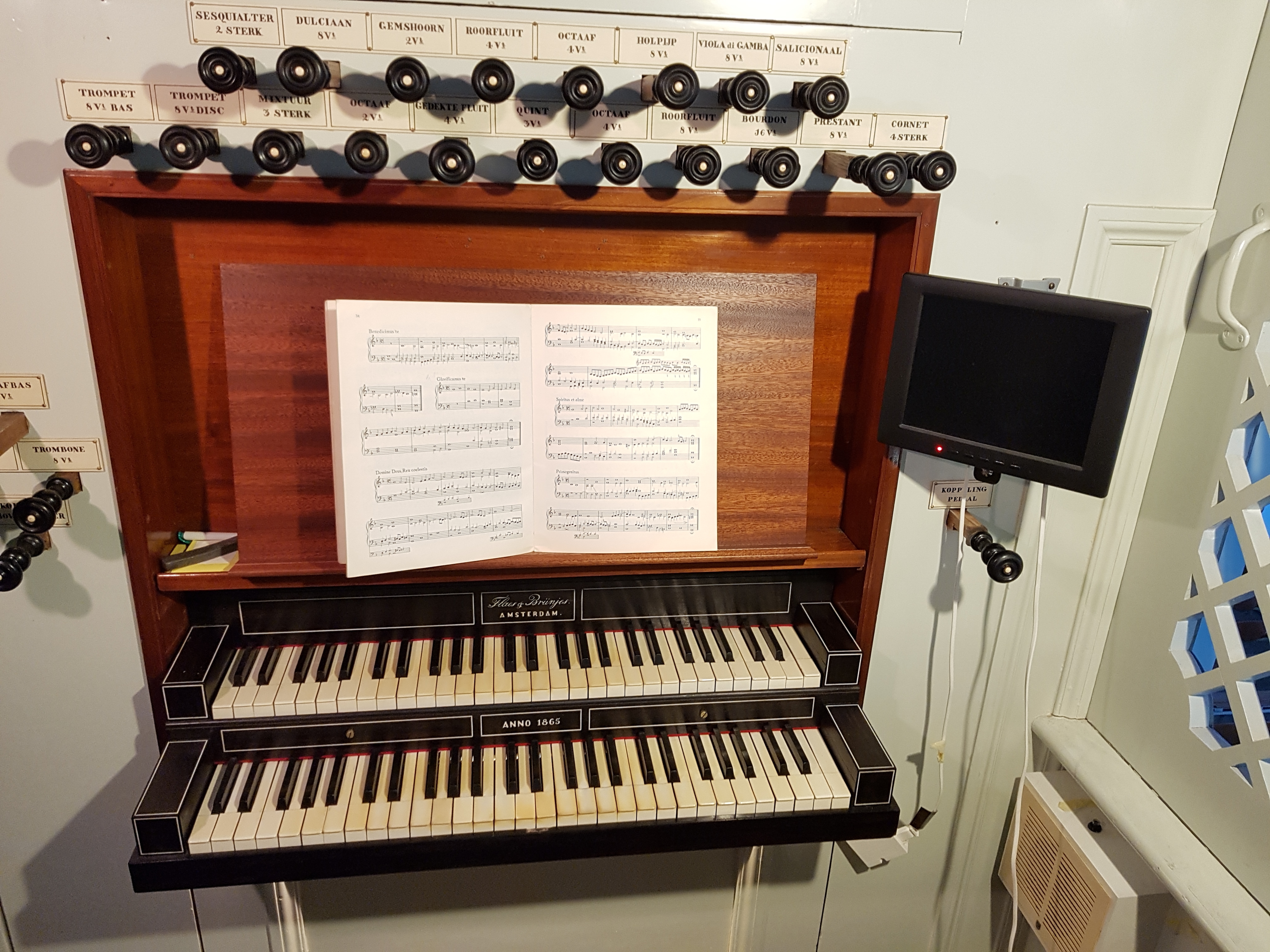speeltafel orgel Amstelkerk
