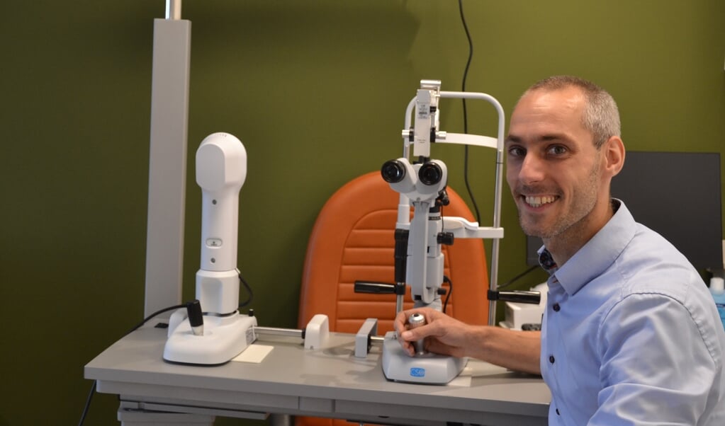 Optometrist Mark Bril wil de weg naar de oogzorg toegankelijker maken.