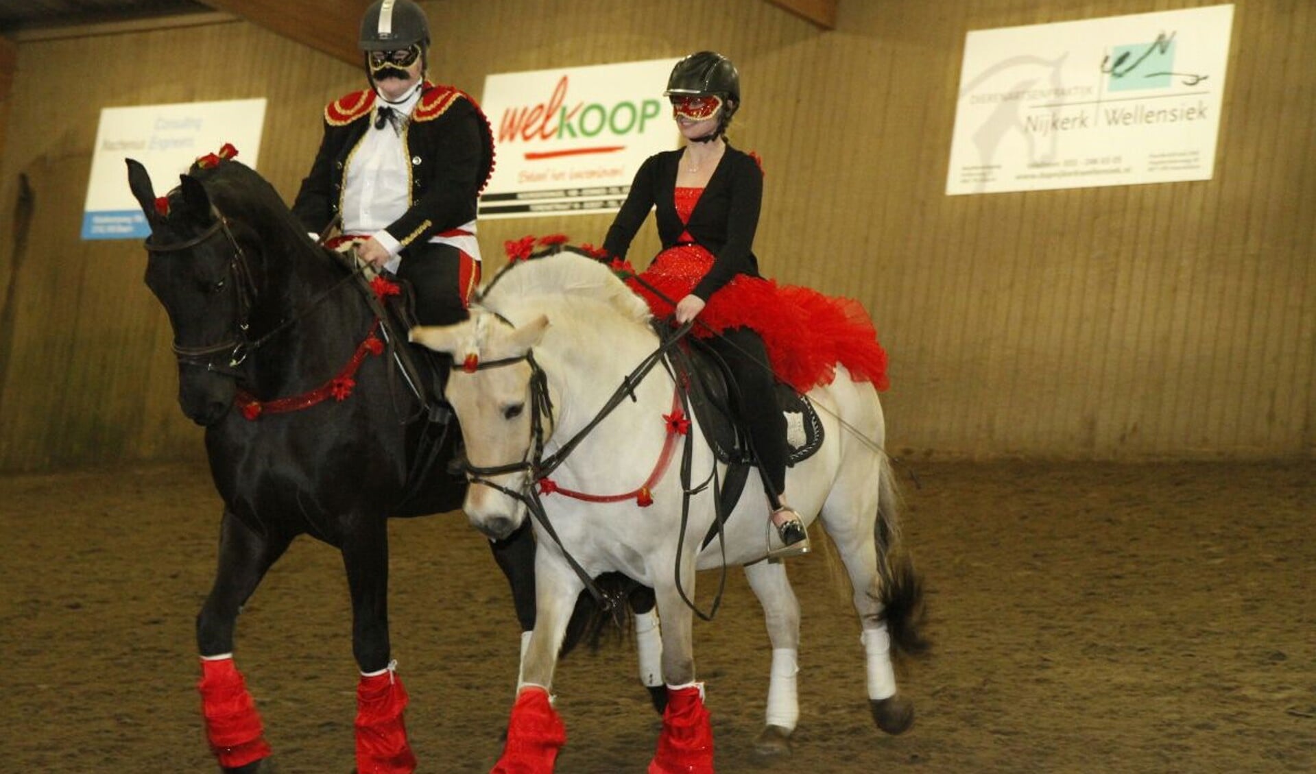 Diana en Sharon in actie tijdens een vorige editie.