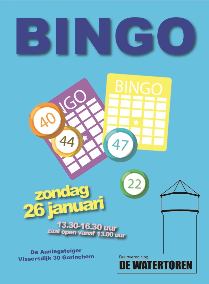 Bingo zondag 26 januari