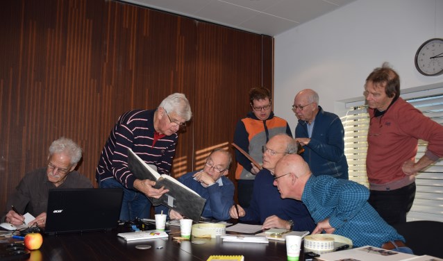 De fotogroep in actie