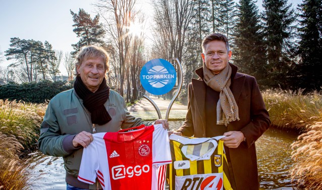 Piet de Wit (links) en Hans van Arum (rechts) zorgen, samen met de rest van de organisatie, voor een puik deelnemersveld van het TopParken Tournament U14.