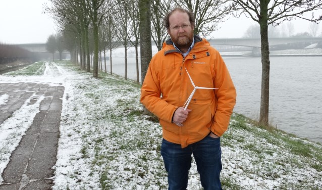 Ruben Berendts, de exploitant van Windpark Goyerbrug
