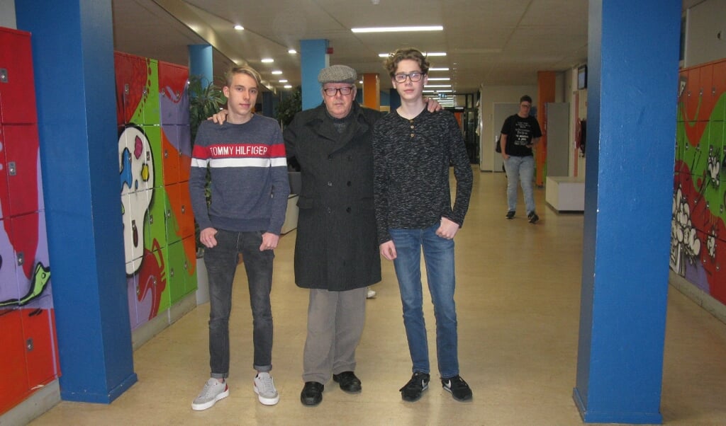 Mika Gerdessen, Kees Hocque en Ruben van Zanten. 
